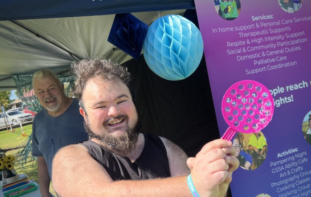 Caleb-Carter-enjoying-the-sensory-space-by-Genuine-Support-Services