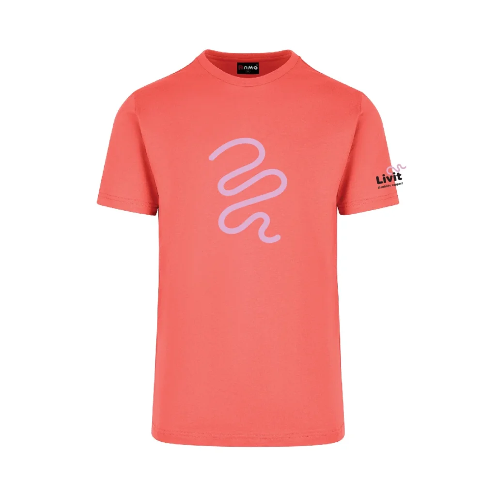 Livit Support T-shirt (Coral)