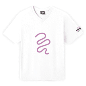 Livit Support Tee (White V Neck)