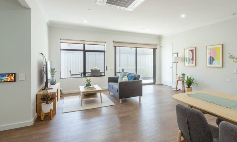 SIL SDA lounge room in Kingston SE