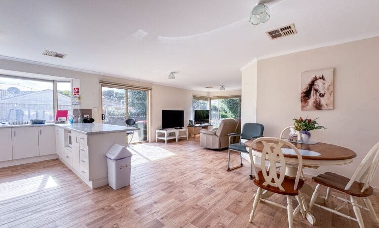Goolwa SIL open plan living