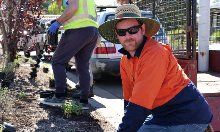 Green Team gardening