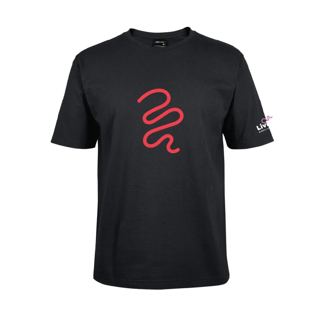 Livit Support Black T-shirt