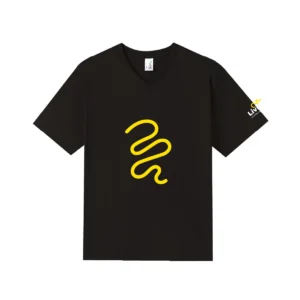 Livit V-neck t-shirt in black